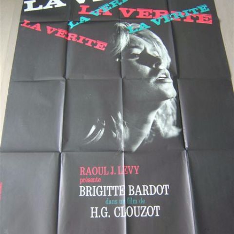 'La verite' (H.G. Clouzot-Bardot)  120-160 (French)